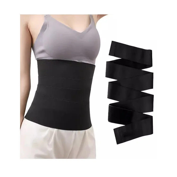 Body shaper Factory wholesale black 3 4 5 6 7m plus size slimming high elasticity latex waist trainer for postnatal restoration
