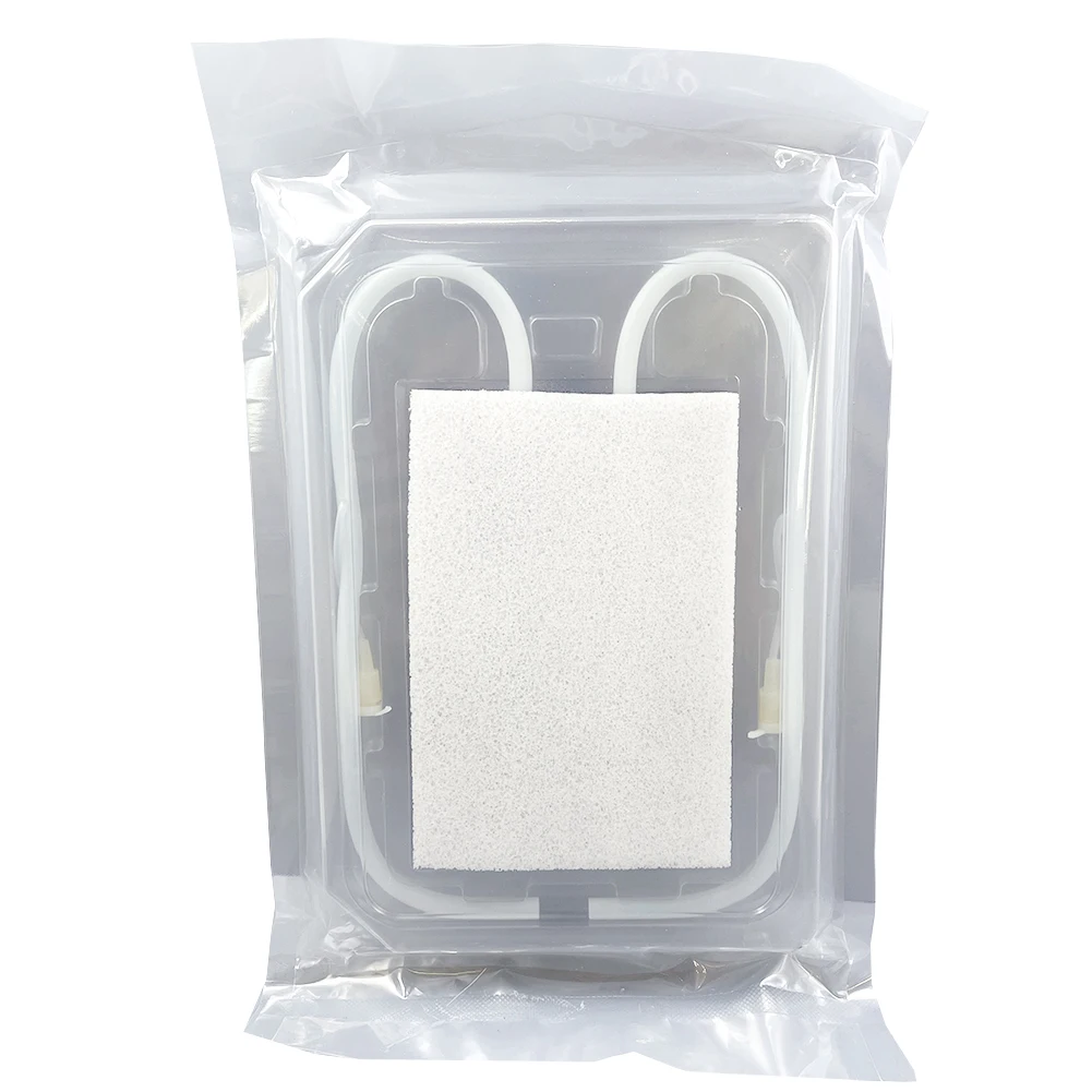 Комплект одноразовых самоклеящихся медицинских повязок для лечения ран с отрицательным давлением Npwt