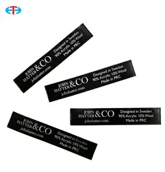Низкая цена, Изготовленные На Заказ высококачественные тканые этикетки и бирки, пришиваемые тканые этикетки для одежды, одежды, этикетки, размер клиента