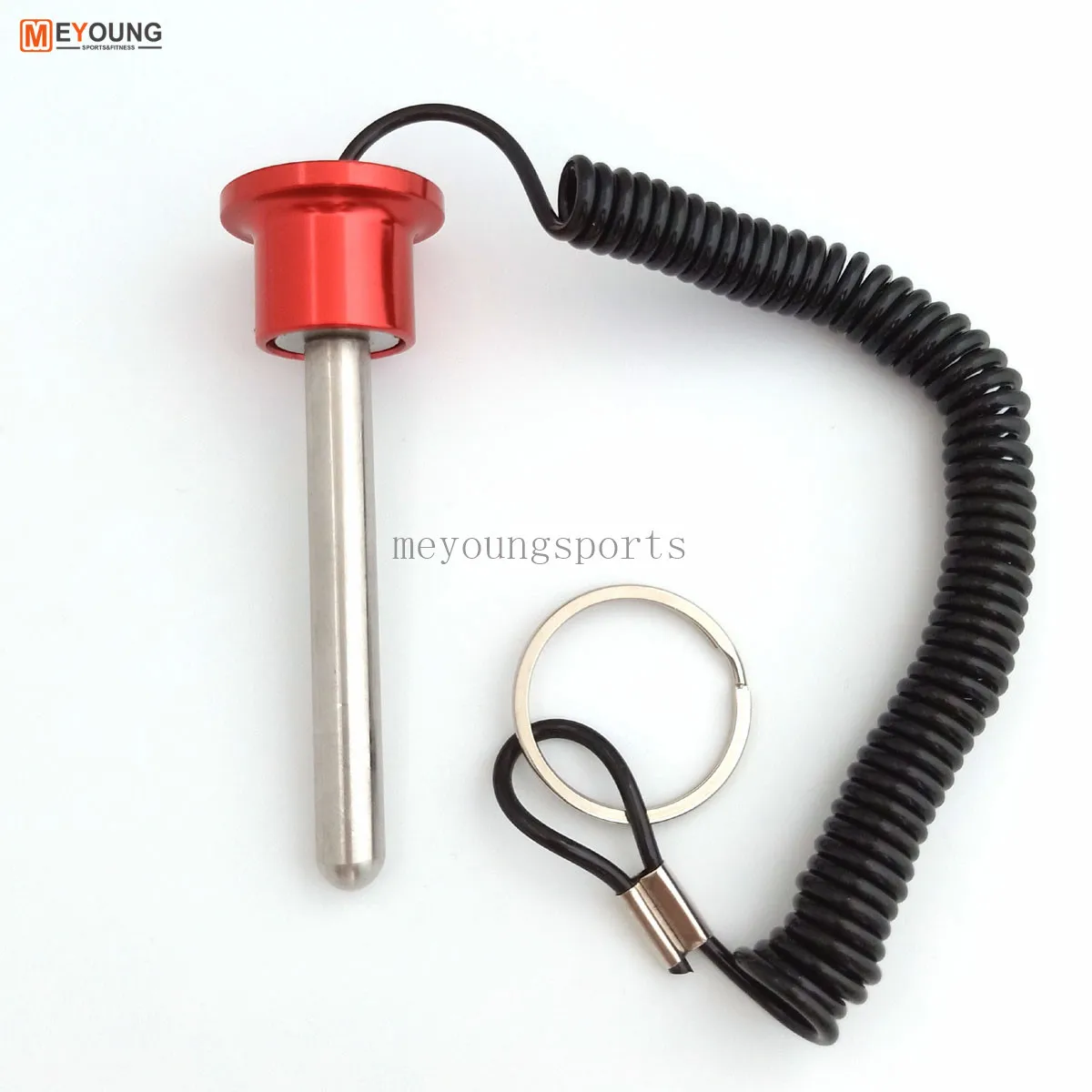 Multi Size Gym Magnetic Weight Stack Pin With Lanyard Universal Replacement Selector Lock Pin