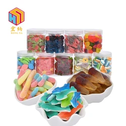 Custom private label Multiple styles mixed Many modelling assorted fruit gummy candy