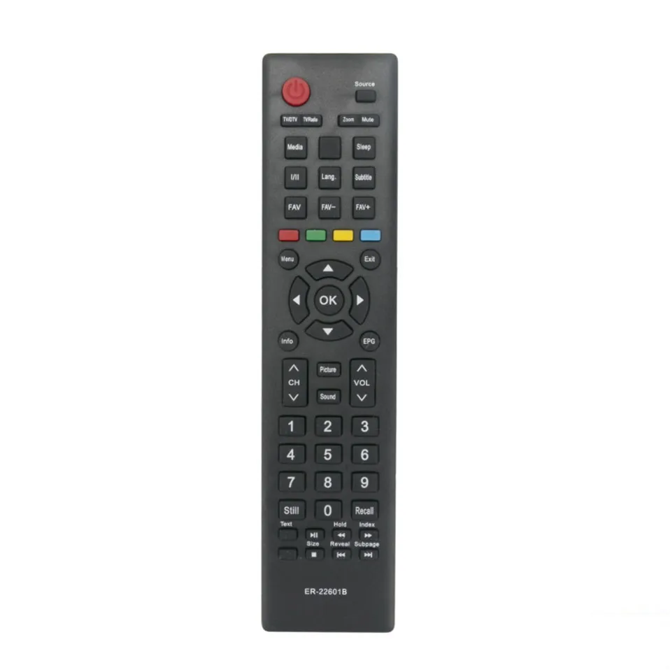 Replacement Remote Control ER-22601B for Hisense 32CH59-T2, DEXP F40B7000H, DOFFLER 40CF59-T2, H32N2100S, H40B5100, H40M2100C