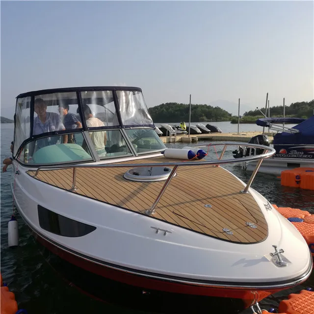 China factory fiberglass fishing boat luxury yacht