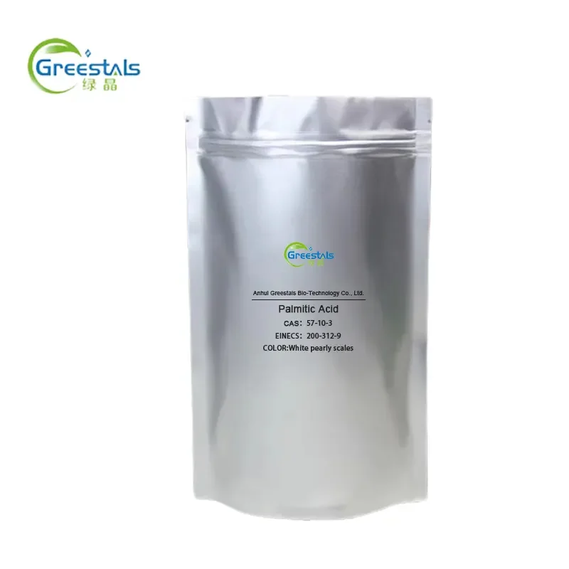 Factory Direct sale white pearly scales palmitic acid synthetic fragrances cas 57-10-3