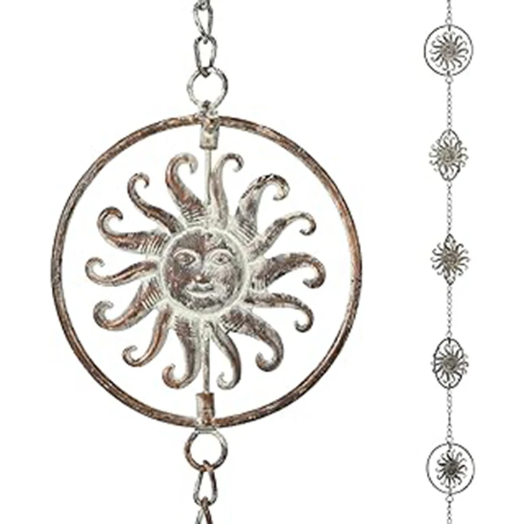 Hot selling custom size Multiple types Good Quality garden decorative rain chain