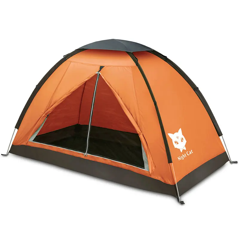 Custom Tent With Logo 2 People Backpacking Small Tent Hiking Camping 1 Person Waterproof One Man Tent