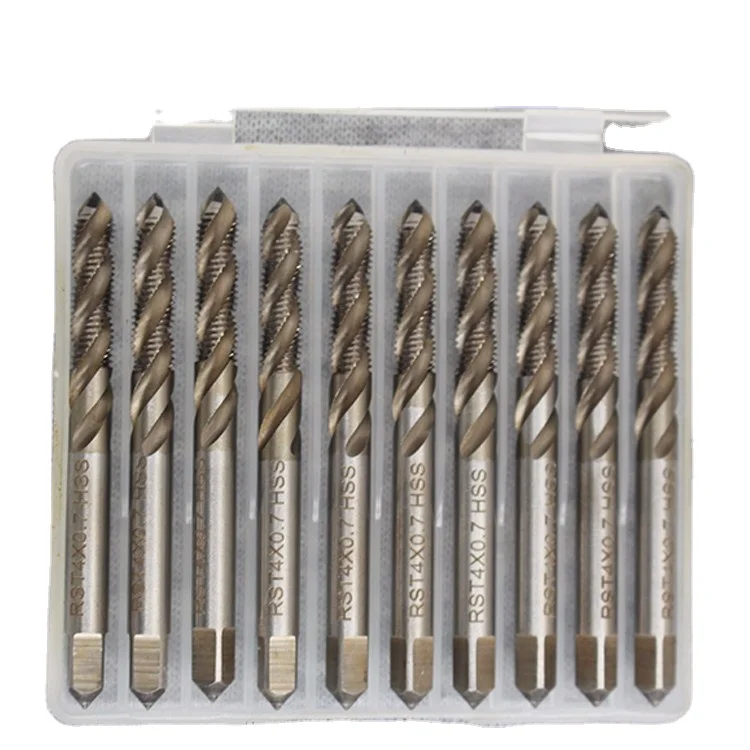 Donghai blind hole mechanical tap, high-speed steel M2-M20 metric spiral thread tap