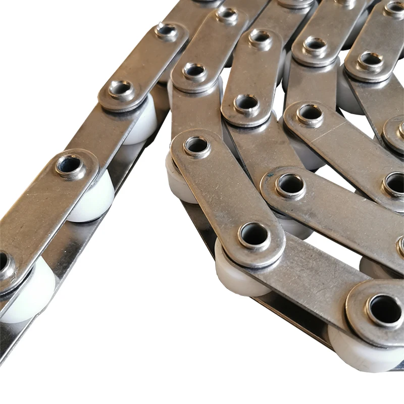 Large Pitch Industrial Transmission Wheel Nylon Roller Hollow Large Spherical Stainless Steel Chain