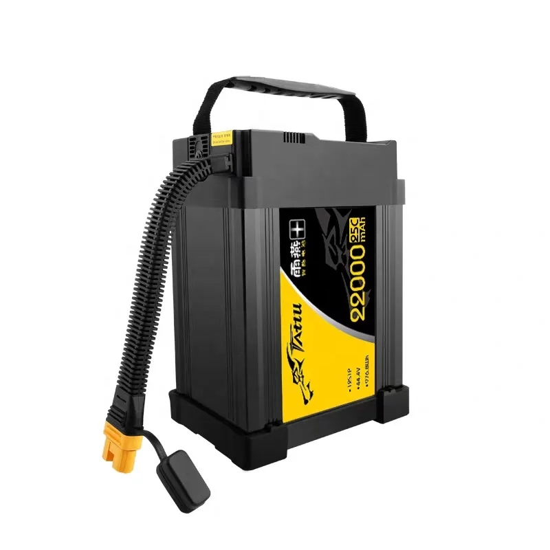 High Capacity  25C 44.4V 12S intelligent Lipo 22000mAh Battery Pack RC Model