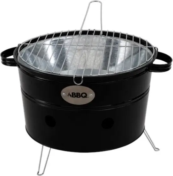 Portable  outdoor Barbecue Grill Galvanized Steel cooking tools Charcoal BBQ Grill Bucket with handle