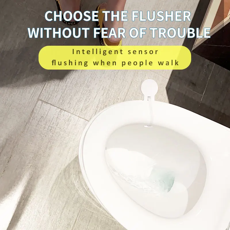 RSTO Up Press Flush Valve Toilet Tank Fitting Automatic Toilet Flush Valve Sensor Smart Toilet Flusher