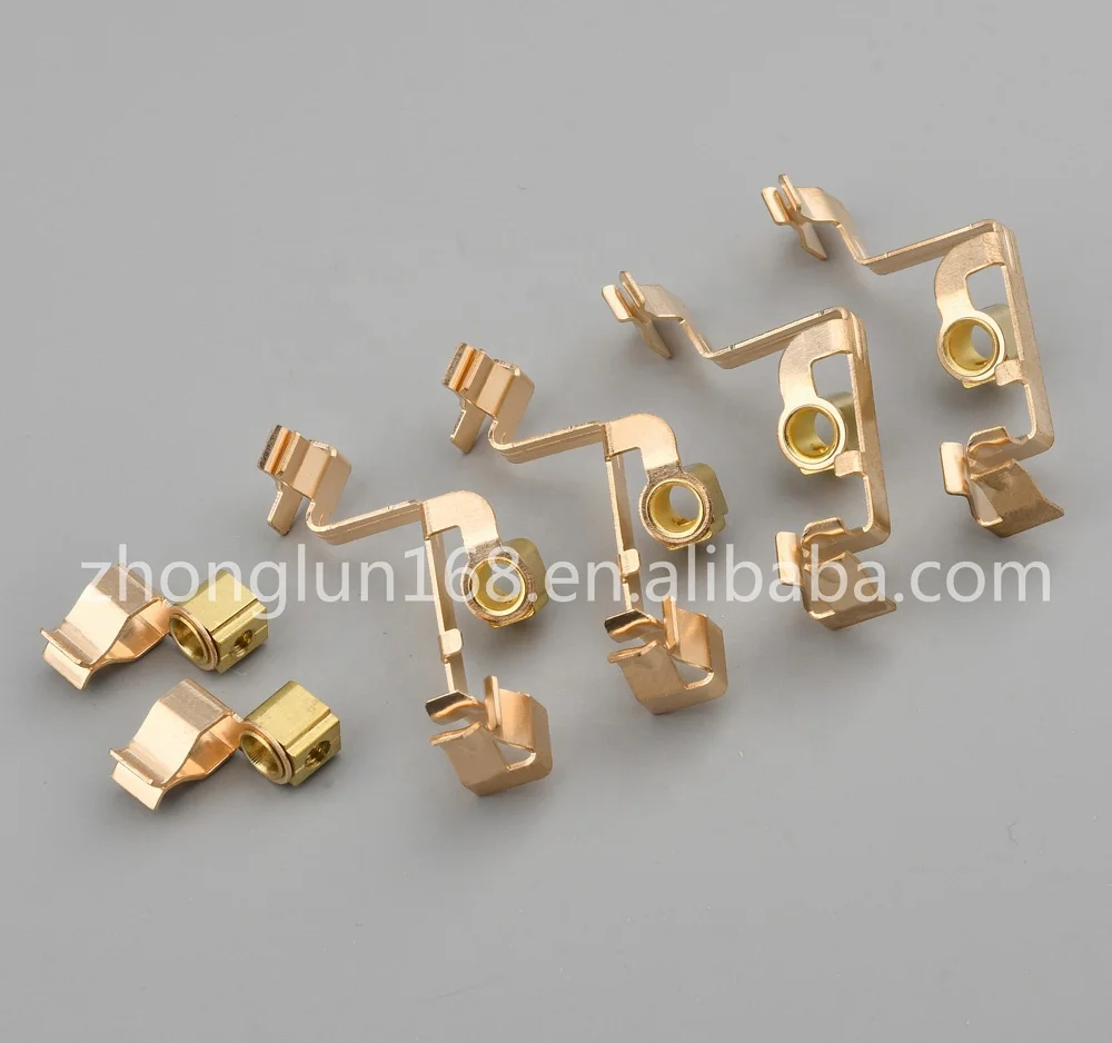 2 Gang Multi-Function Insert Oem Stamping Part Wall Switch Inner Electric Contacts Brass Parts Of Power Socket