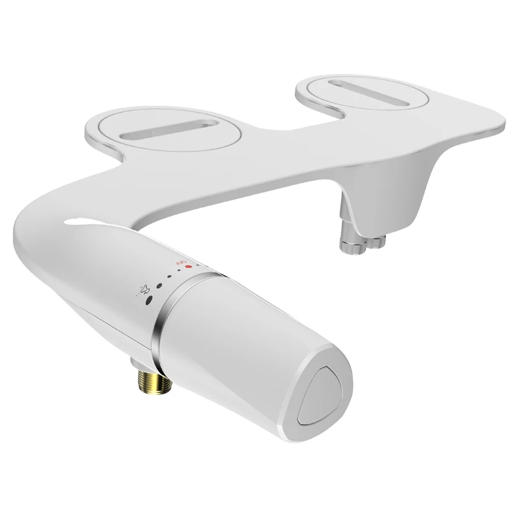 Hot Toilet Bidet Sprayer Ultra-Slim bidet Toilet Seat Hygienic Shower Dual Nozzle Famine&Rear Wash Attachment For Bathroom