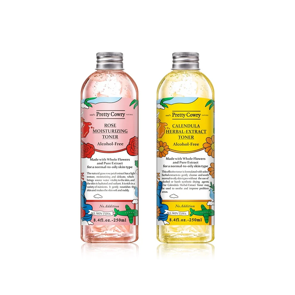 ROUSHUN aloe vera formula rose petal alcohol-free toner