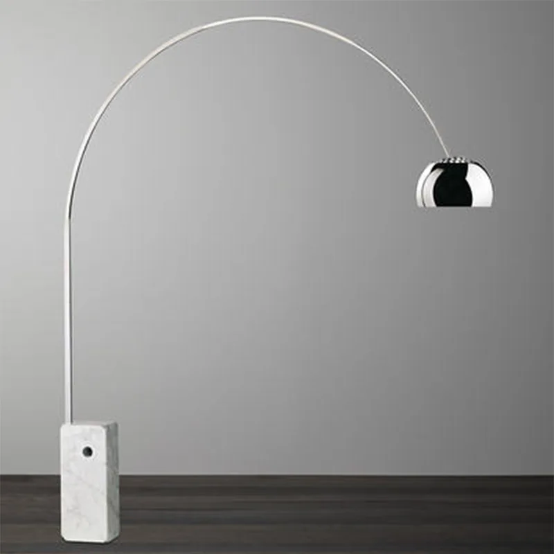 Italian Modern Minimalist Designer Living Room Floor Lamp Furniture Showroom Villa Restaurant Marble Fishing Floor Lamp