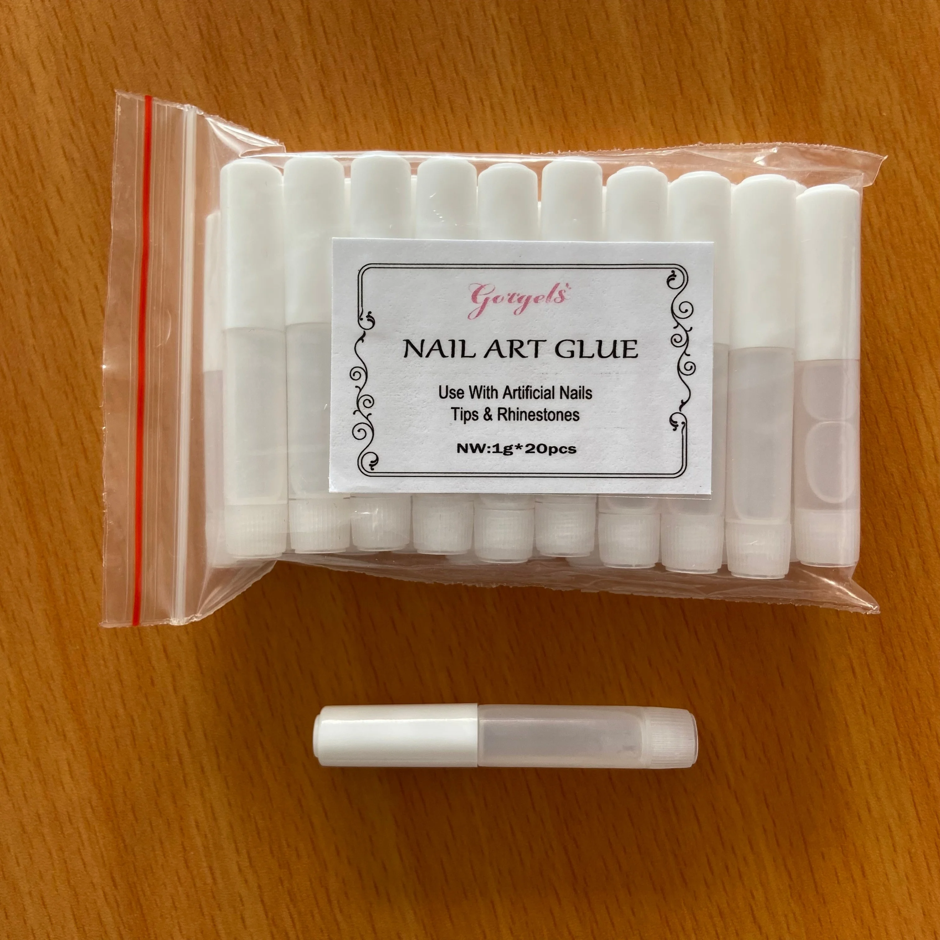 STOCK DISCOUNT fast air dry press on fake false tip sticker nail glue adhesive 1g 2g tube