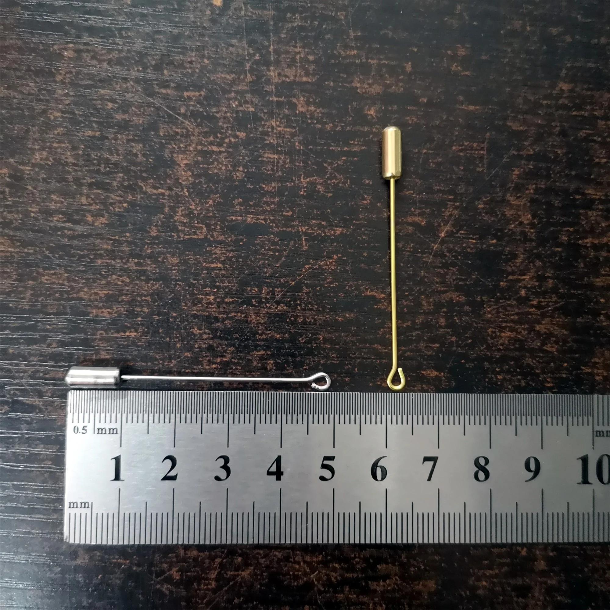 wholesale high quality 1.937 inch safety fashion metal brooch pin DIY brooch accessory