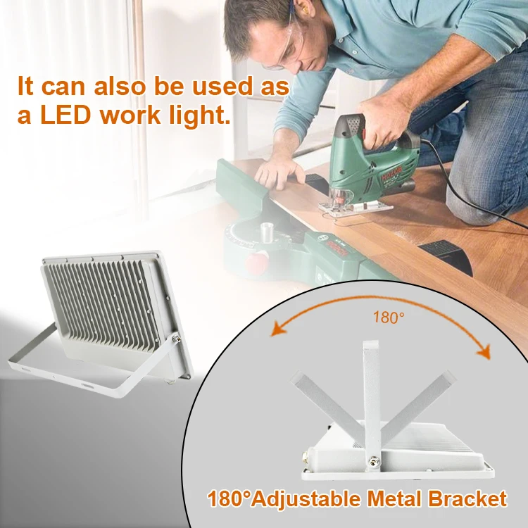 High Quality Super Energy Saving Ip65 Angle Outdoor Flood LED Light Provide Sample 50w 100w 150w 200w 300w LED Flood Light