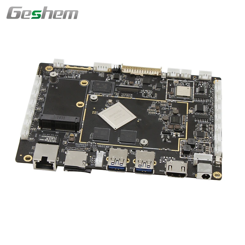 Customized Onboard ARM Dual Core A72 2.0Ghz RK3399 Quad Core A53 1.6Ghz Dual CPU Motherboard