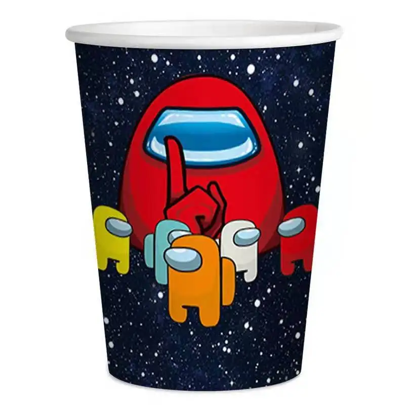 Disposable cartoon paper cup Party supplies Decorate cake cups Thicken watertight paper cup