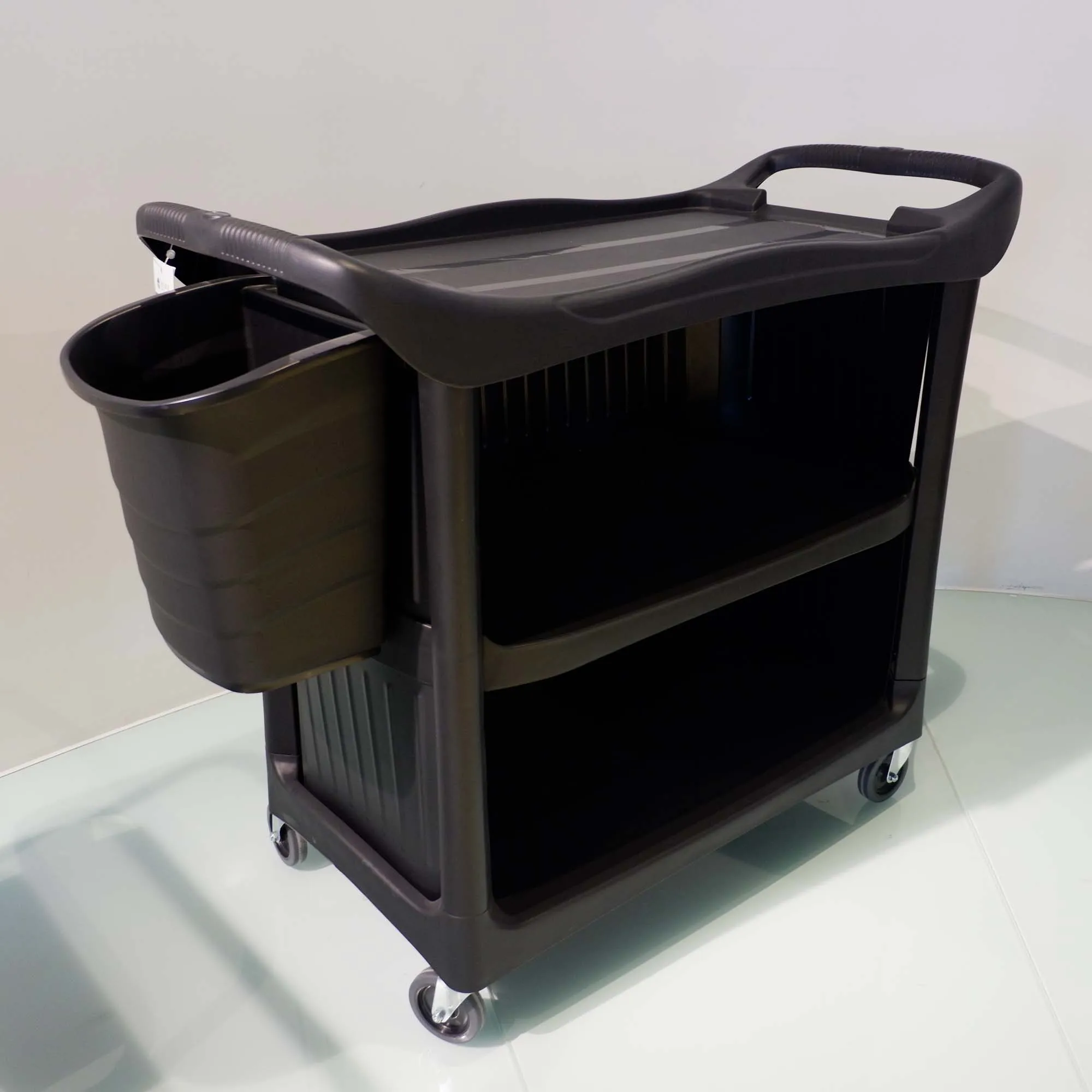 Пластиковая тележка для сервировки пищевых продуктов в ресторане с ведрами для уборки, тележка для больницы, распродажа