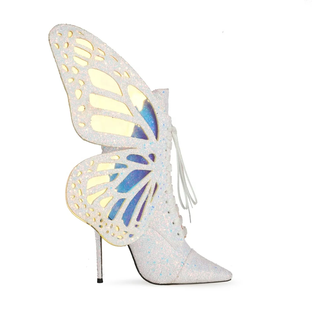 Spring New Collection butterfly Heels Shoes for Women and Ladies Customized logo Add Be Freely