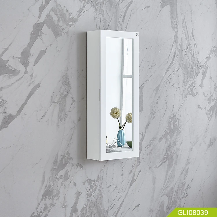 Wooden mirrors decor wall home bathroom vanity hallway mirror waterproof custom box