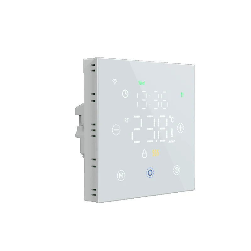 Wi-Fi Smart Thermostat Touch Screen LED 3A Programmable Tuya WiFi for Water Heating