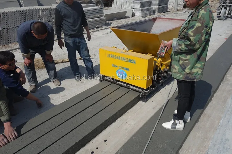 Prestressed concrete Lintel machine 75x110