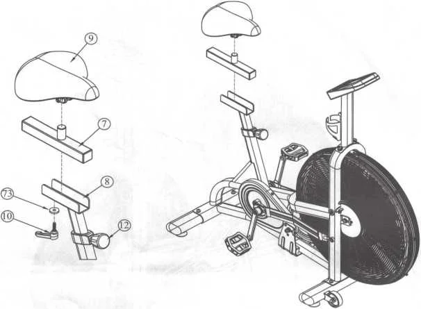 Economical Custom Design New Design Gym Equipment Fan Fitness Bike Air