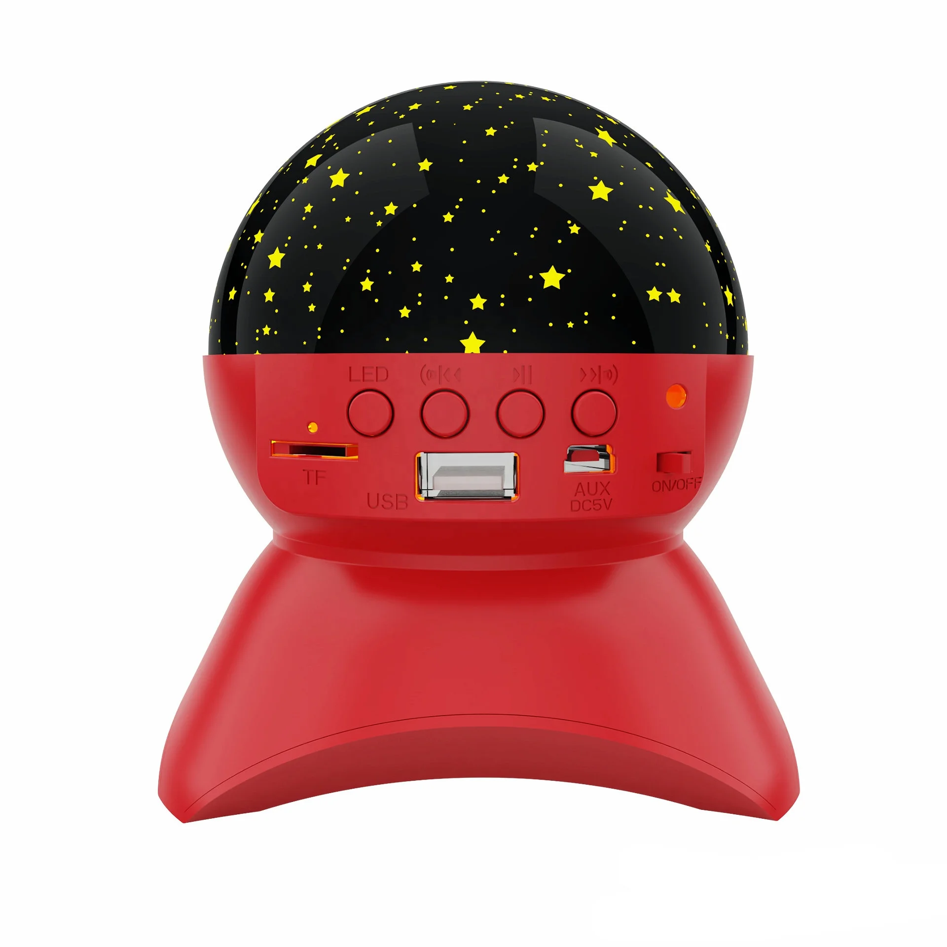 Latest Design Portable Mini Speaker Hot Selling Computer Speaker Wireless Speaker with Stage Lamp and Colorful LED Lights