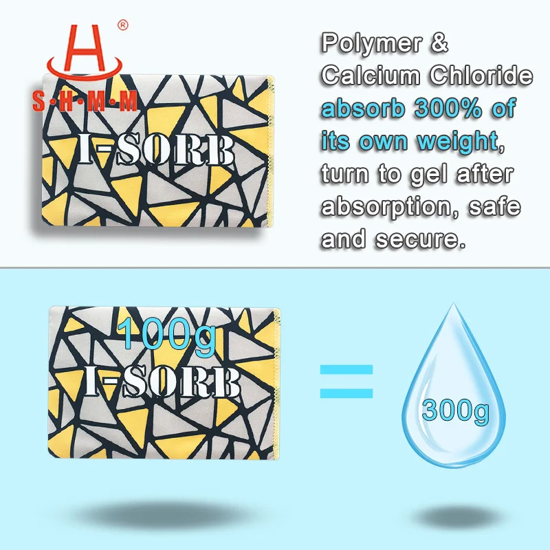 Moisture absorbent dehuimidifier agent chemicals dehumidifying agent damp absorption absorbing msds polymer for household car