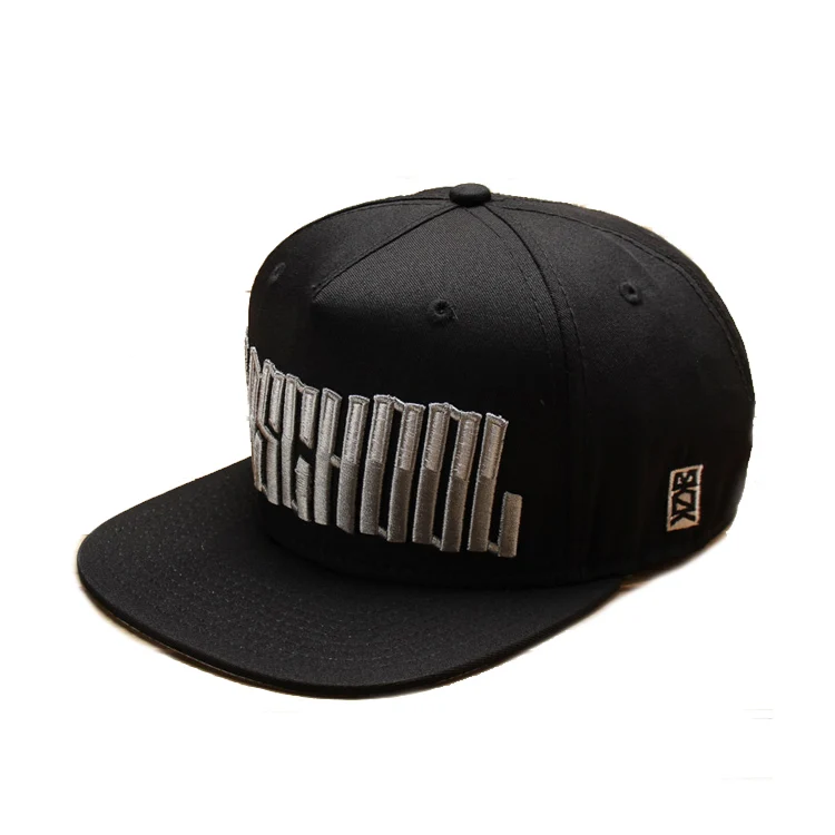 Good  Quality 5 Panel Plain Snapback Hats Hip Hop Hat With Adjustable Strap Snapback Cap