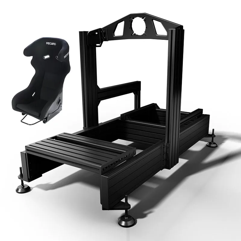 Factory OEM newly design black anodizing aluminum 4080 aluminum extrusion t slot sim racing rig
