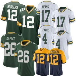 12 Aaron Rodgers jersey 17 Davante Adams 26 Darnell Savage 4 Brett Favre 33 Aaron Jones Football jerseys 37#Jackson 69#BAKHTIARI