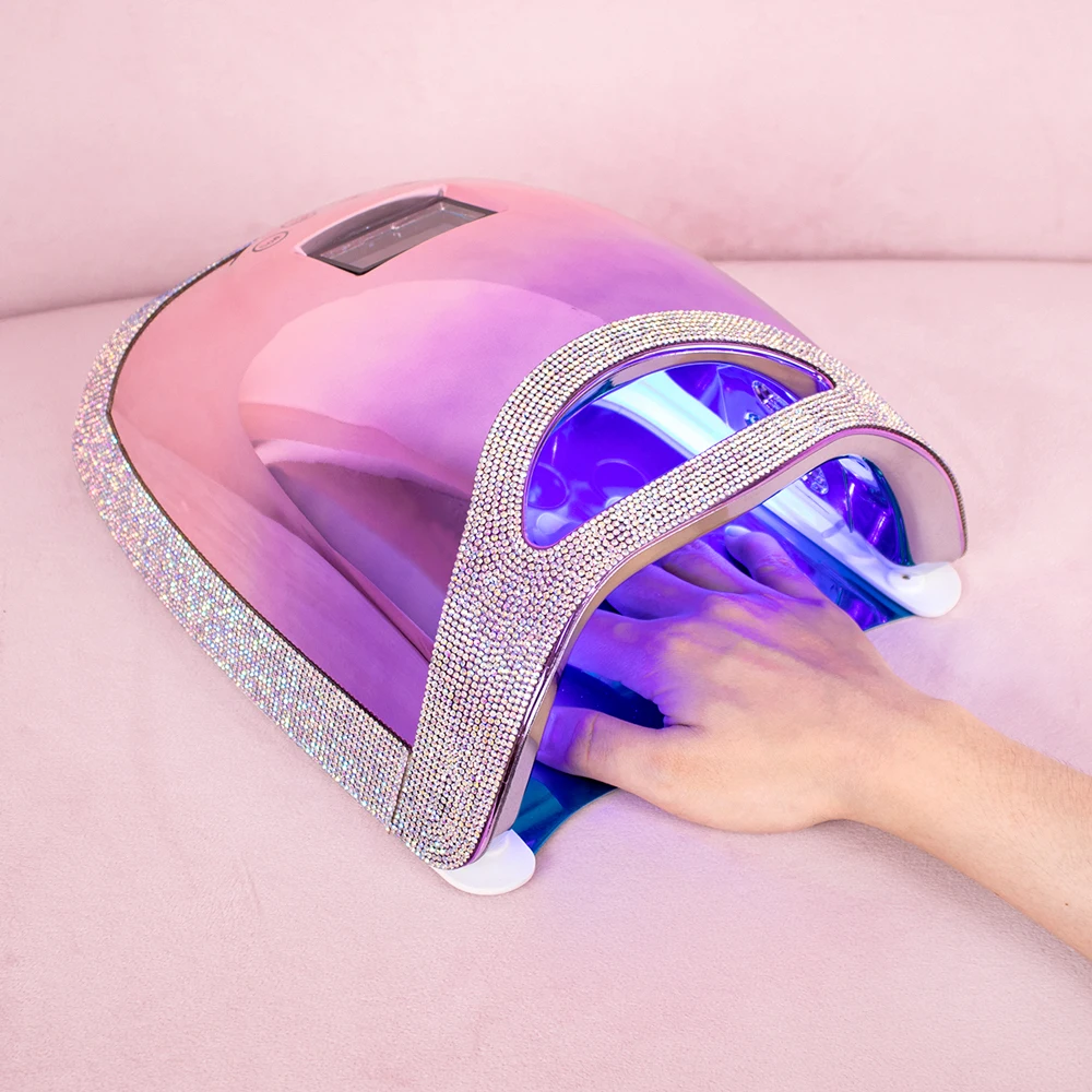 2022 New Arrival 48w pro cure wireless dual light rechargeable cordless sun uv led gel dryer nail lamp for salon manicure