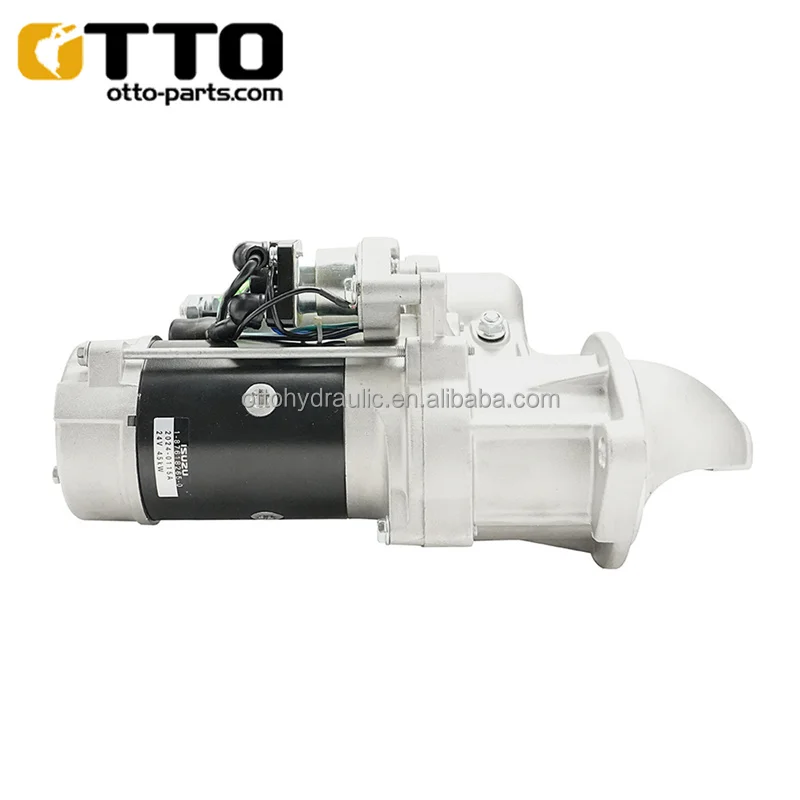 OTTO Excavator 4BD1 4BG1 Engine Parts Starting Motor 1-87618265-0 8-97029863-7 Starter Motor for ISUZU