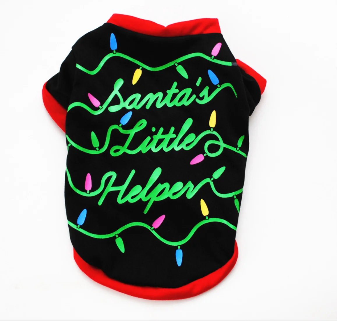 Trussu симпатичная мультяшная Рождественская хлопковая футболка одежда для собак