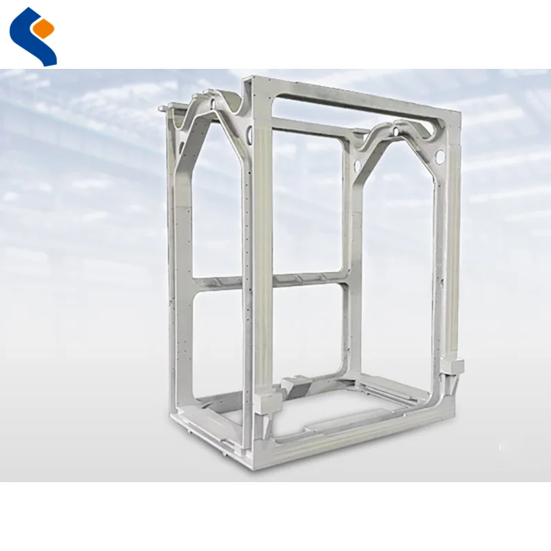 Welding parts structural steel parts coated by epoxy rich painting custom machining projects