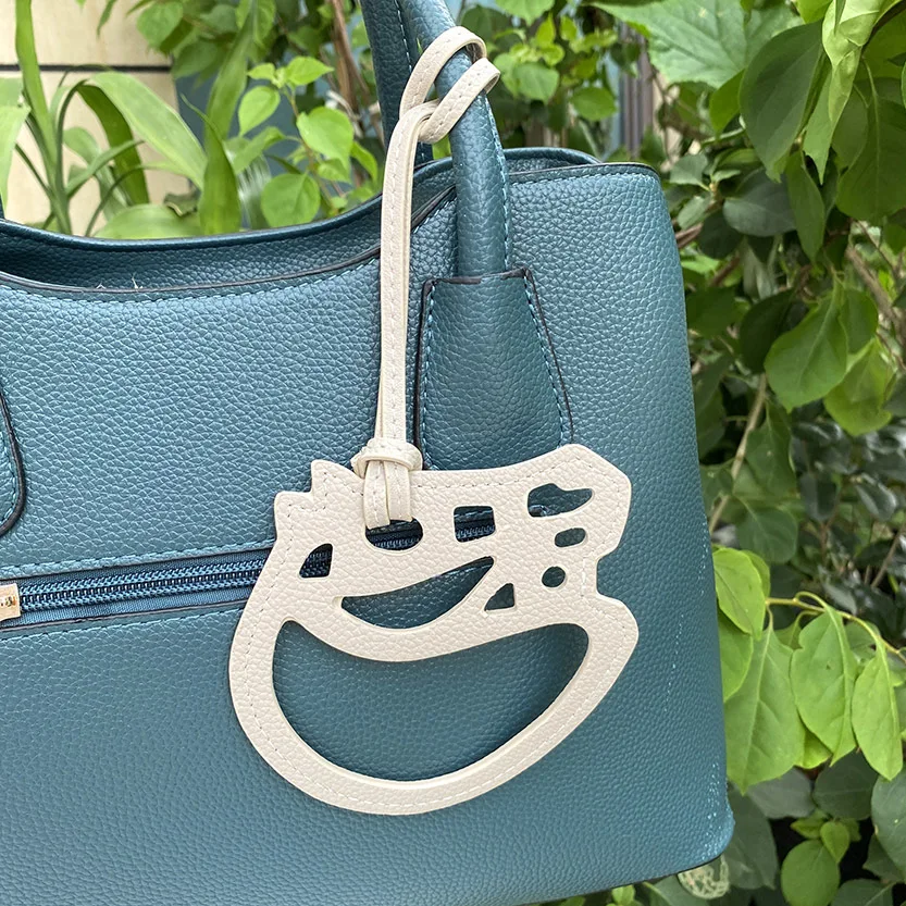 Wholesale PU leather leather horse head bag charm bag decoration Keychain Horse Shape Pendant With Key Chain For Bags
