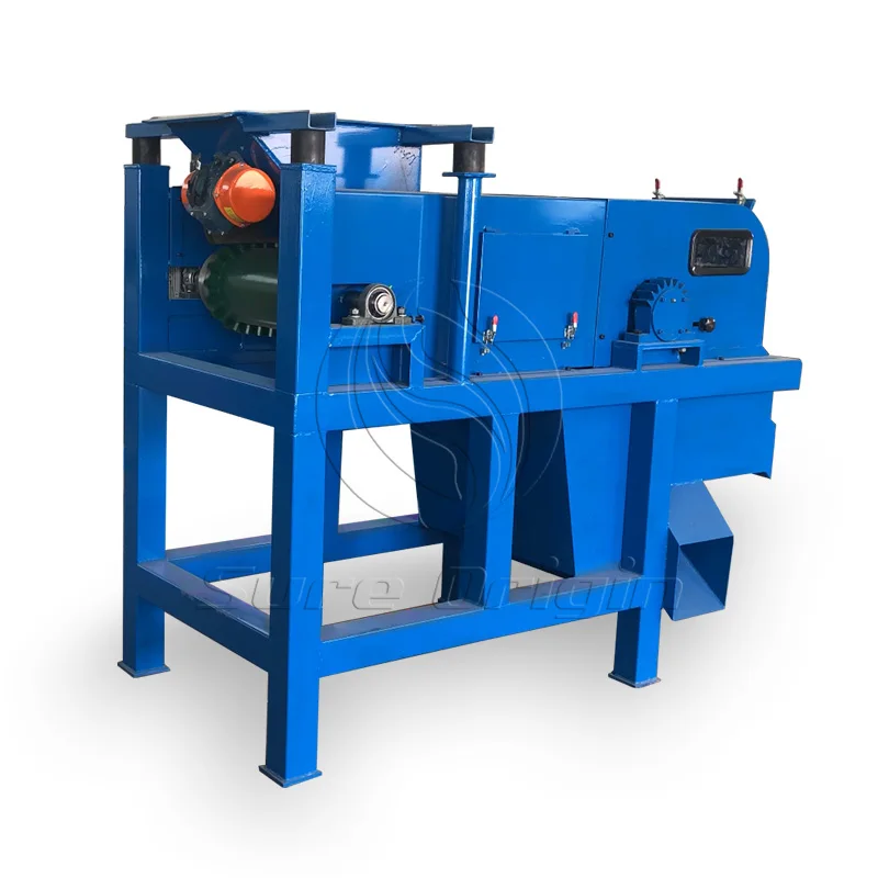 Non ferrous eddy current separator sorter for aluminium recycling