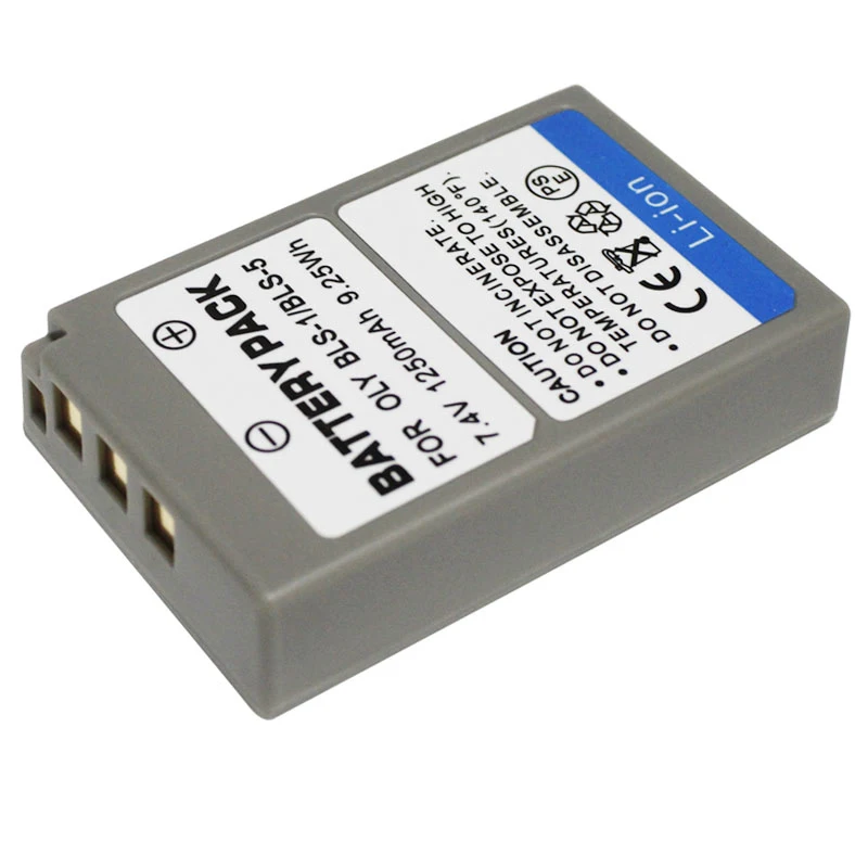 Полностью декодировать батареи для камеры BLS-1 PS-BLS1 цифровой OLYMPUS E-P1 EP1 E-P2 EP2 E-P3 EP3