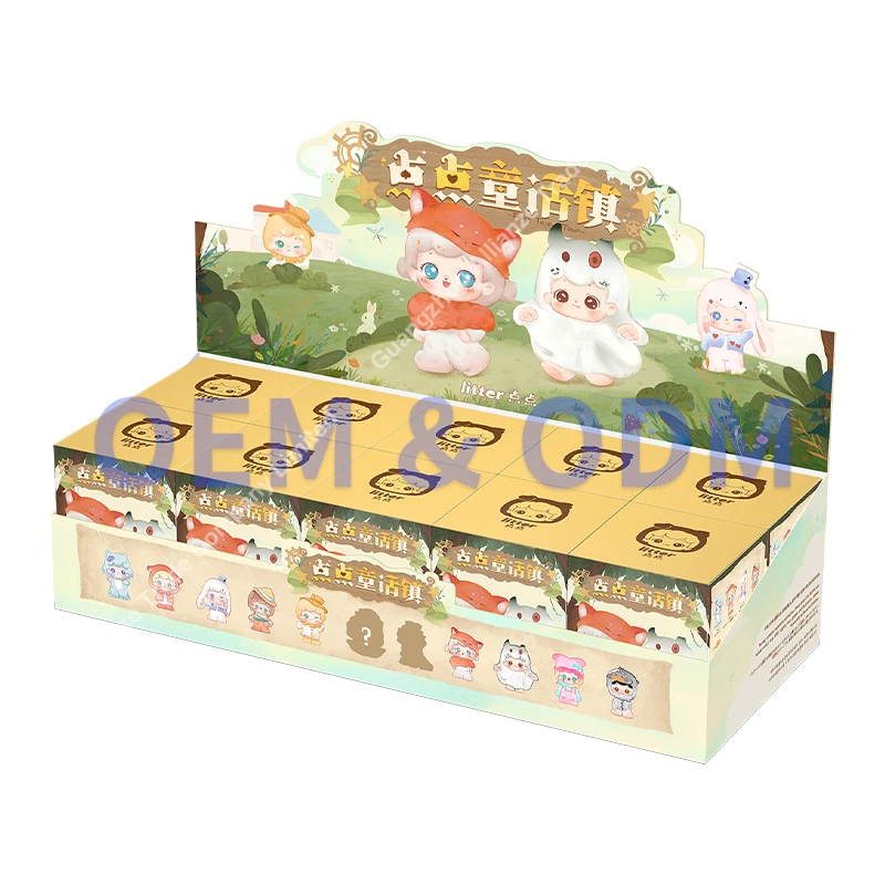 PopularToy Custom Blind Box Toys SurpriseGift 10+1 Little Fairy Town Popular Cute Mystery Gift Box PVC Cute Doll Blind Box