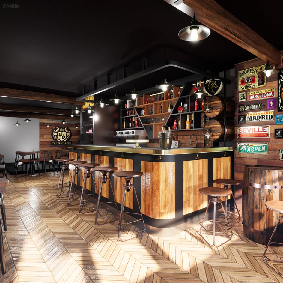 Современная столешница для паба светодиодная кварцевая каменная отделка лаковая стойка клубного бара на заказ