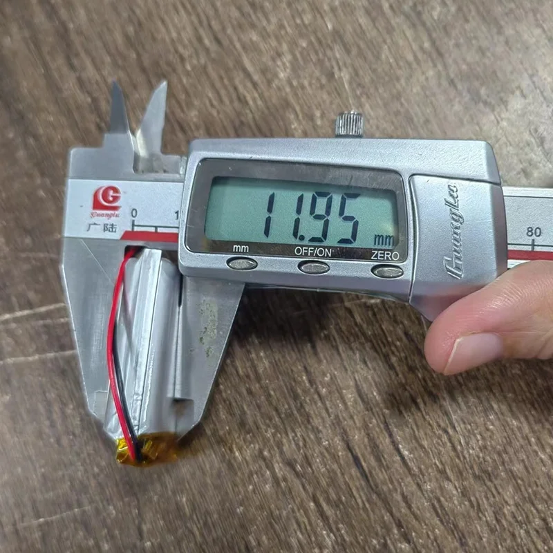 Сертифицированный KC CE 123040 3 7 В 1700 мАч литий-ионный аккумулятор 12 мм Липовая батарея для безопасного нагревателя мешков