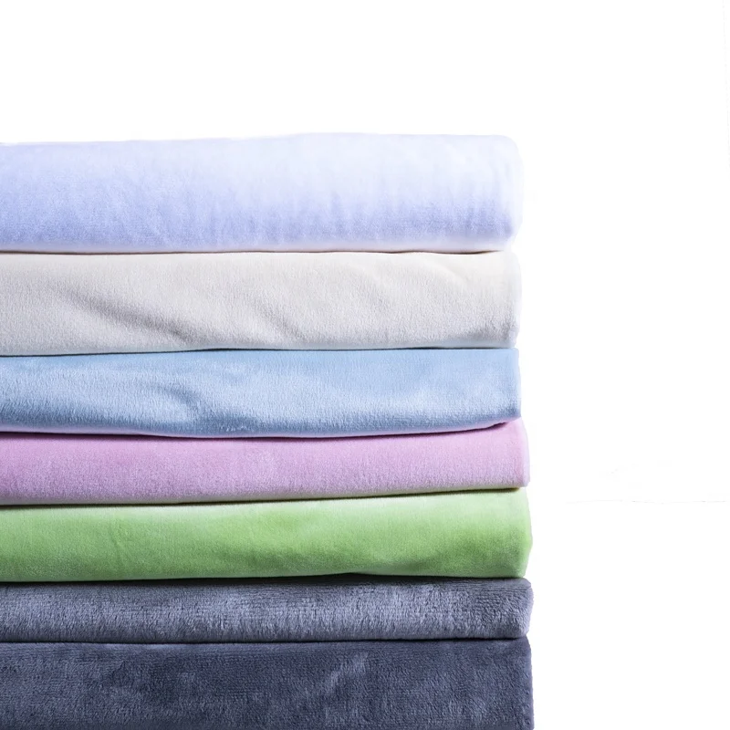 
Custom design 100% polyester dyeing velvet crystal velour fabric 