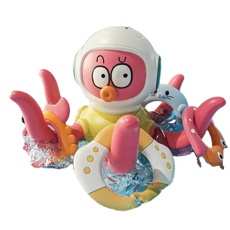 Kids Toys Bath Octopus Hot Selling Lassoed Octopus Water Play Baby Bath Toys Animals