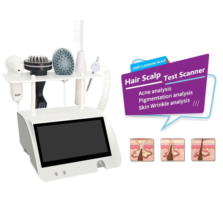 Scalp Physiotherapy Instrument Meridian Massage Micro-Current Scalp Dredge To Prevent Hair Loss Salon Device Amy Beauty