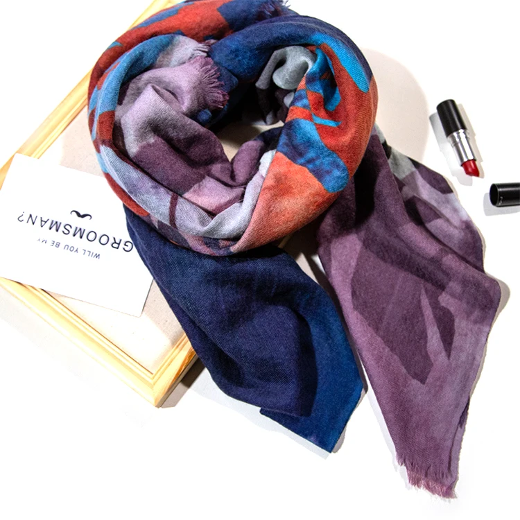Custom Scarves 2020 Women Winter Shawl Women Cashmere Bufanda De Pashmina Print Shawl