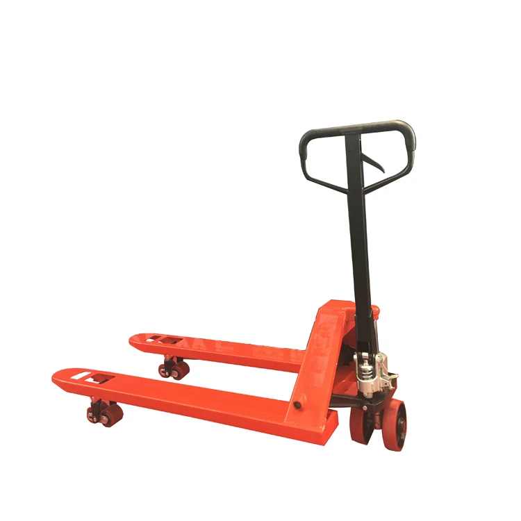 heavy duty lifter machine 3 tons hydraulic hand pallet truck rubber wheel China
